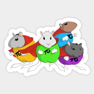 Turbo Gerbils Sticker